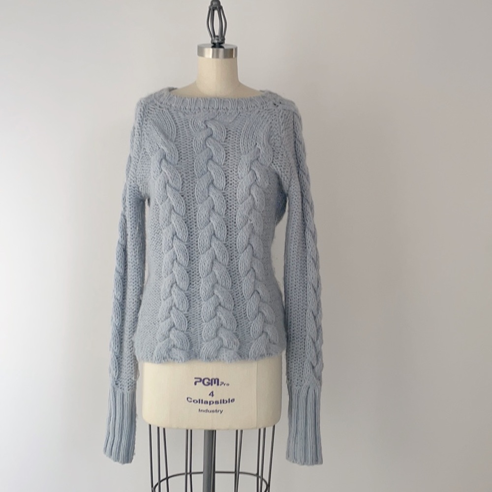 Intropia Pale Blue Knit Sweater